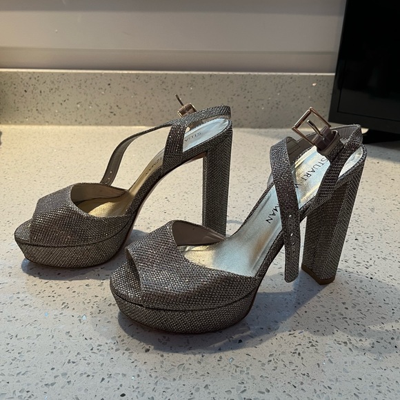 stewart weizman prom platform heels - Picture 1 of 4
